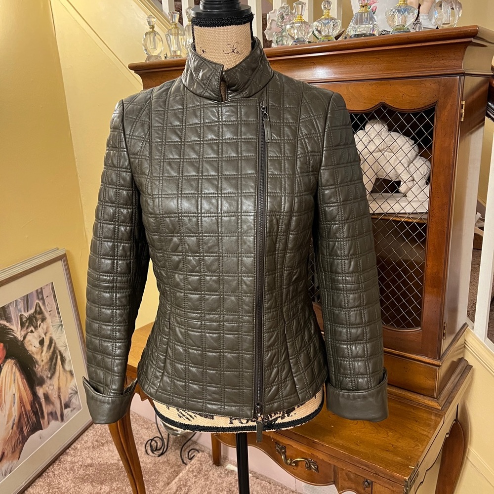 Worth New York Breen Quilted Leather Jacket
